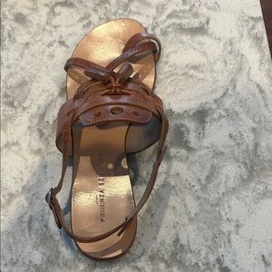Proenza Schouler Tan Leather Sandals
